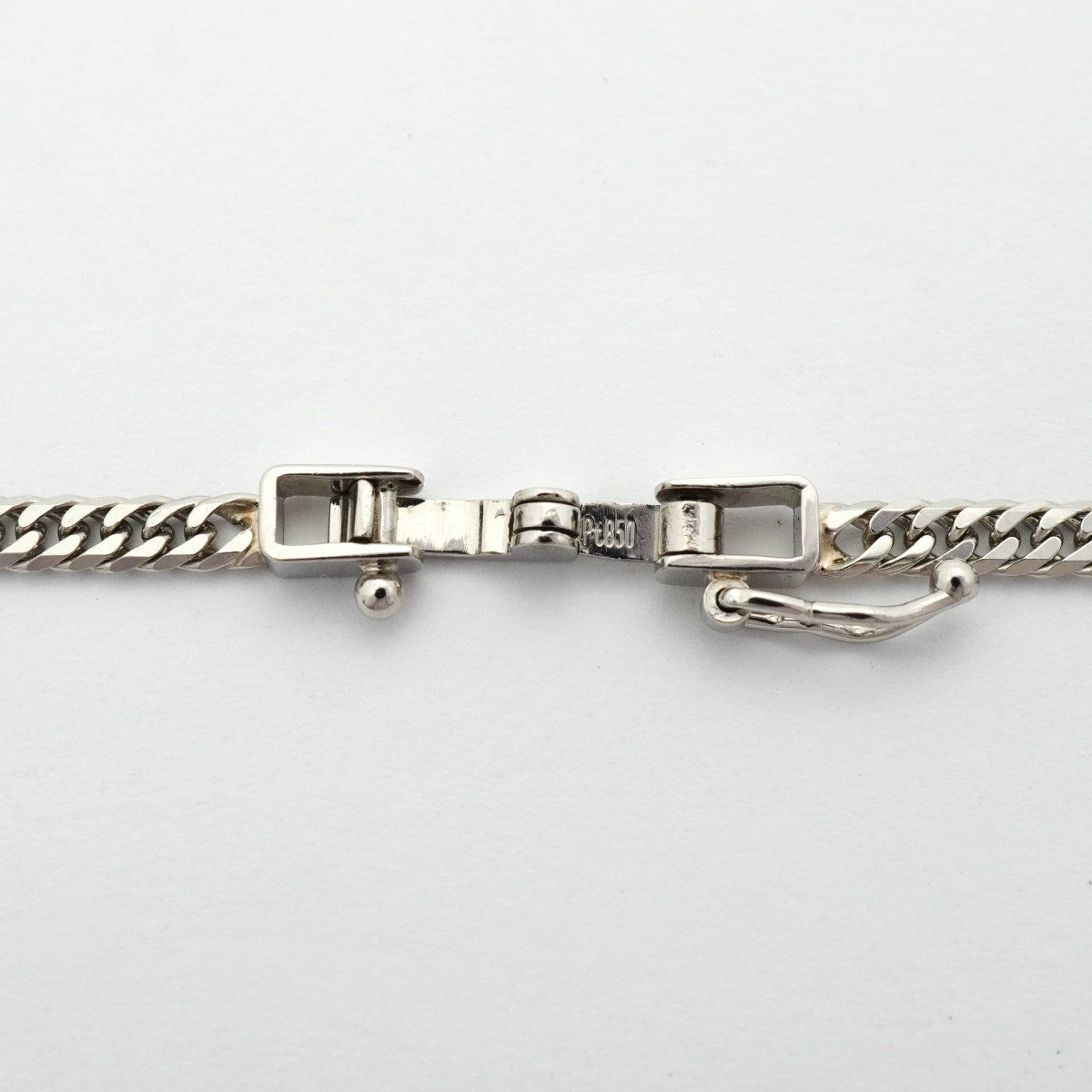 【6khd0111】喜平 ネックレス Pt850 プラチナ 6面 ダブル 50.6cm 11g キヘイ【中古】メンズ レディース ユニセックス