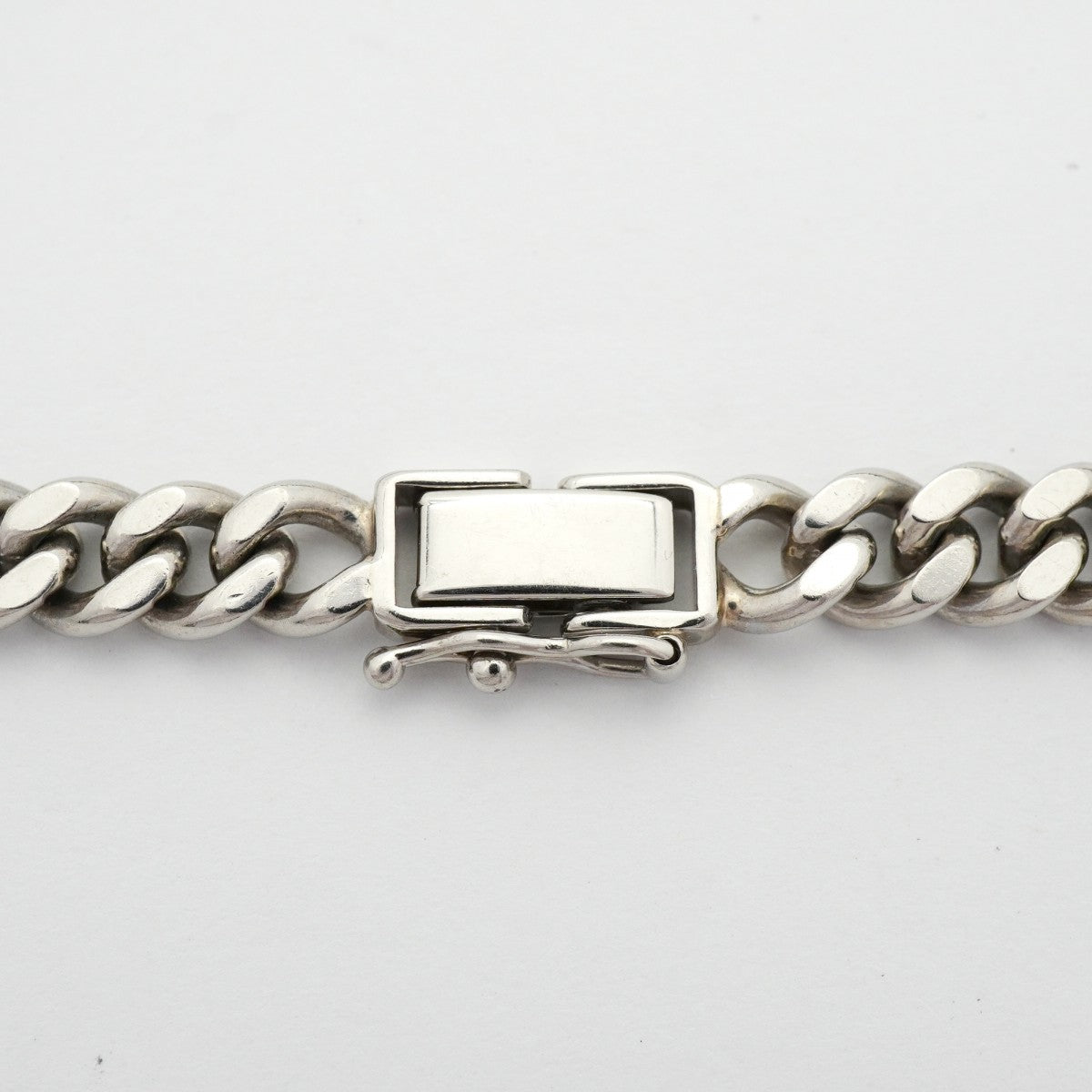 【6khd0113】喜平 ブレスレット Pt850 プラチナ 2面 シングル 20.4cm 30.6g キヘイ【中古】メンズ レディース ユニセックス