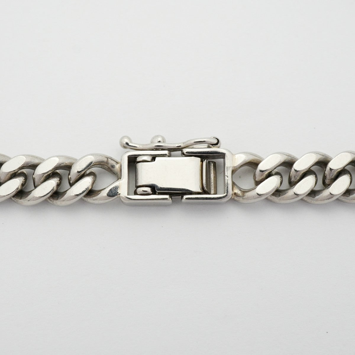 【6khd0113】喜平 ブレスレット Pt850 プラチナ 2面 シングル 20.4cm 30.6g キヘイ【中古】メンズ レディース ユニセックス