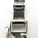 【6khd0113】喜平 ブレスレット Pt850 プラチナ 2面 シングル 20.4cm 30.6g キヘイ【中古】メンズ レディース ユニセックス