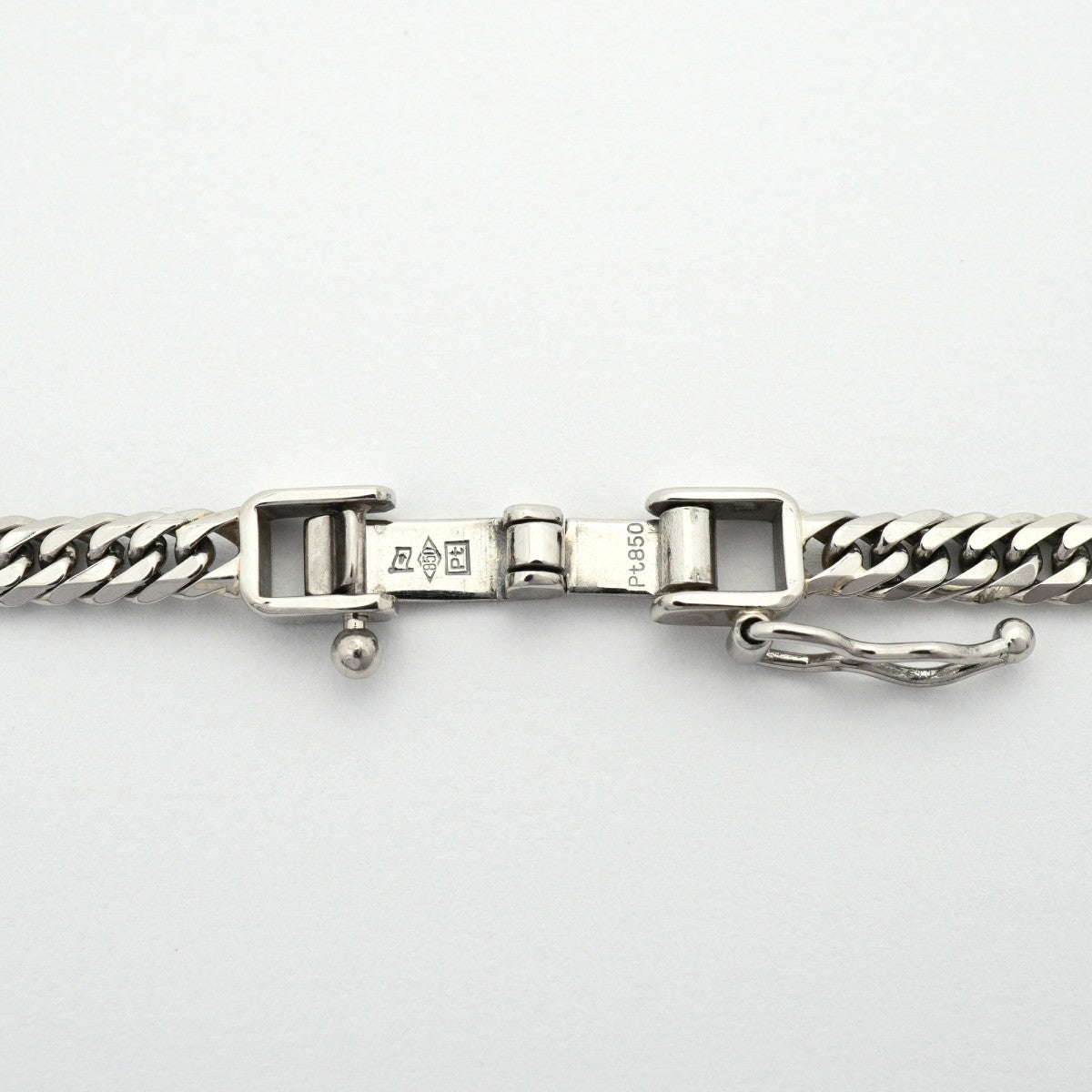 【6khd0116】喜平 ネックレス Pt850 プラチナ 6面 ダブル 50.2cm 20.5g キヘイ【中古】メンズ レディース ユニセックス