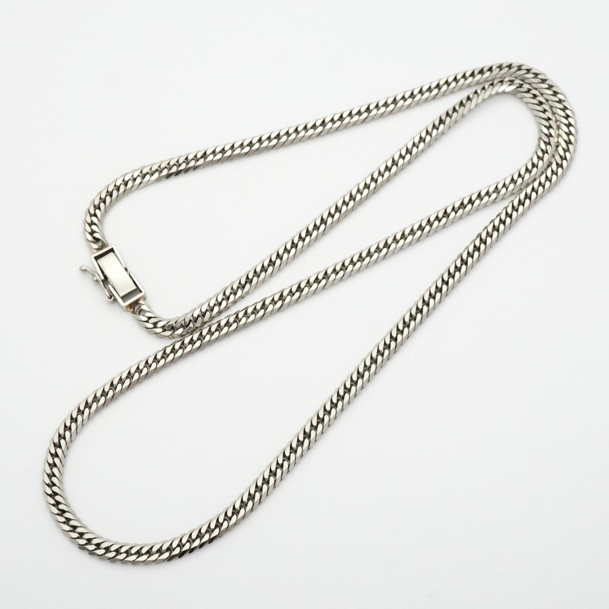 【6khd0118】喜平 ネックレス Pt900 プラチナ 6面 ダブル 51cm 30.4g キヘイ【中古】メンズ レディース ユニセックス