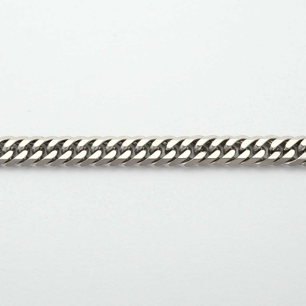 【6khd0120】喜平 ブレスレット Pt850 プラチナ 6面 ダブル 18.5cm 10g キヘイ【中古】メンズ レディース ユニセックス