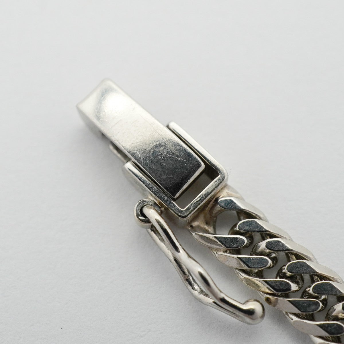 【6khd0120】喜平 ブレスレット Pt850 プラチナ 6面 ダブル 18.5cm 10g キヘイ【中古】メンズ レディース ユニセックス