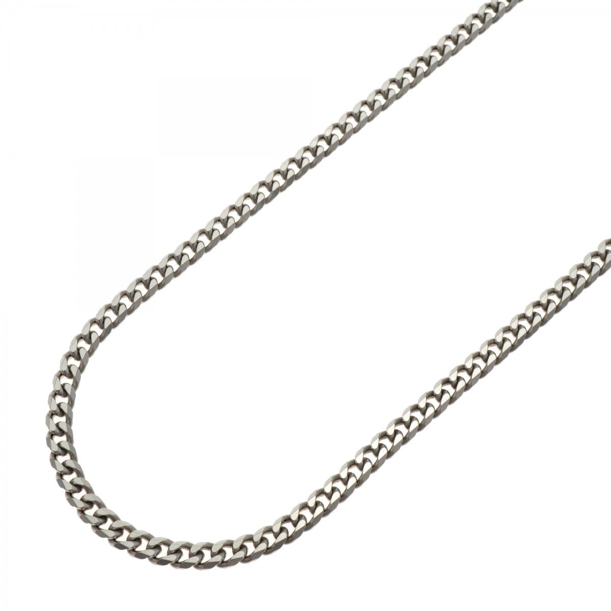 【6khd0121】喜平 ネックレス Pt850 プラチナ 8面 シングル 52.5cm 30g キヘイ【中古】メンズ レディース ユニセックス