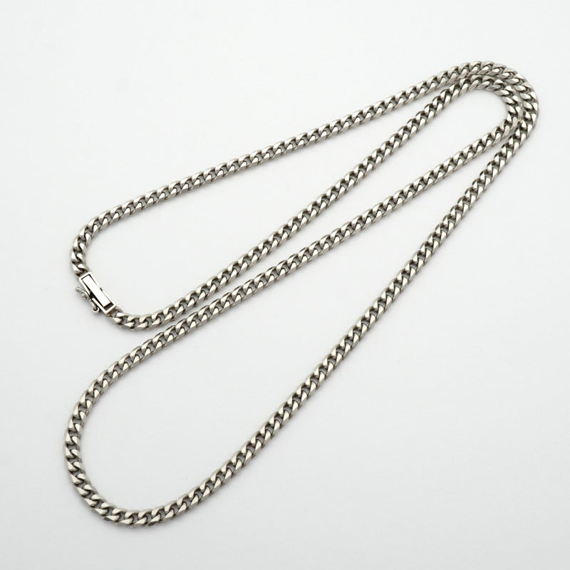 【6khd0121】喜平 ネックレス Pt850 プラチナ 8面 シングル 52.5cm 30g キヘイ【中古】メンズ レディース ユニセックス