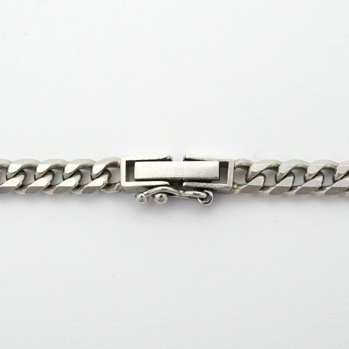 【6khd0121】喜平 ネックレス Pt850 プラチナ 8面 シングル 52.5cm 30g キヘイ【中古】メンズ レディース ユニセックス