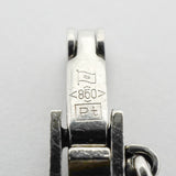 【6khd0121】喜平 ネックレス Pt850 プラチナ 8面 シングル 52.5cm 30g キヘイ【中古】メンズ レディース ユニセックス