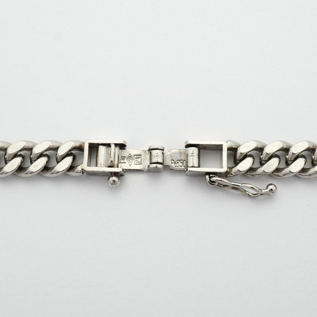 【6khd0122】喜平 ネックレス Pt850 プラチナ 2面 シングル 50.4cm 50.2g キヘイ【中古】メンズ レディース ユニセックス