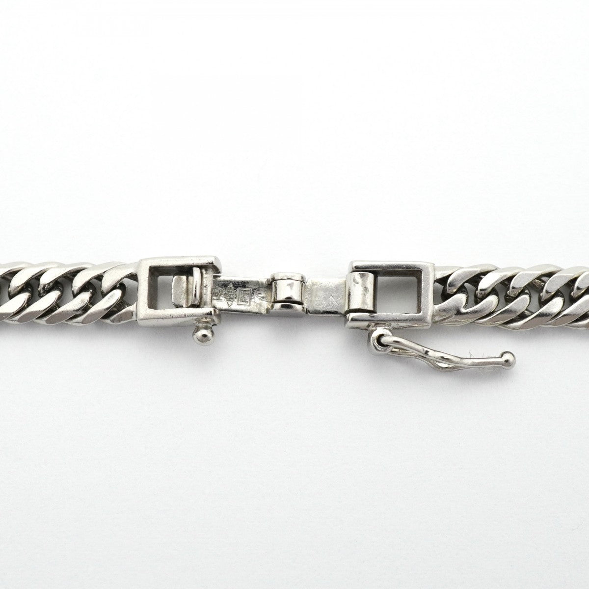 【6khd0123】喜平 ネックレス Pt850 プラチナ 6面 ダブル 51.2cm 30.4g キヘイ【中古】メンズ レディース ユニセックス
