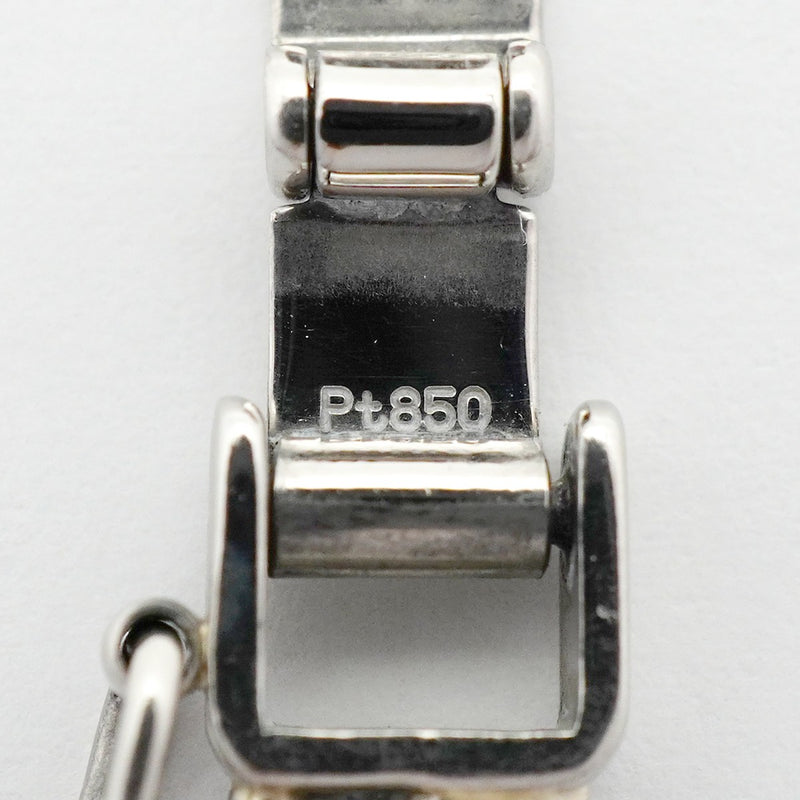 【6khd0124】喜平 ブレスレット Pt850 プラチナ 6面 ダブル 20.5cm 20.3g キヘイ【中古】メンズ レディース ユニセックス