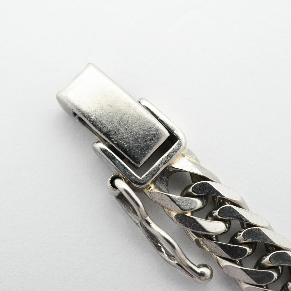 【6khd0124】喜平 ブレスレット Pt850 プラチナ 6面 ダブル 20.5cm 20.3g キヘイ【中古】メンズ レディース ユニセックス