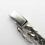 【6khd0124】喜平 ブレスレット Pt850 プラチナ 6面 ダブル 20.5cm 20.3g キヘイ【中古】メンズ レディース ユニセックス