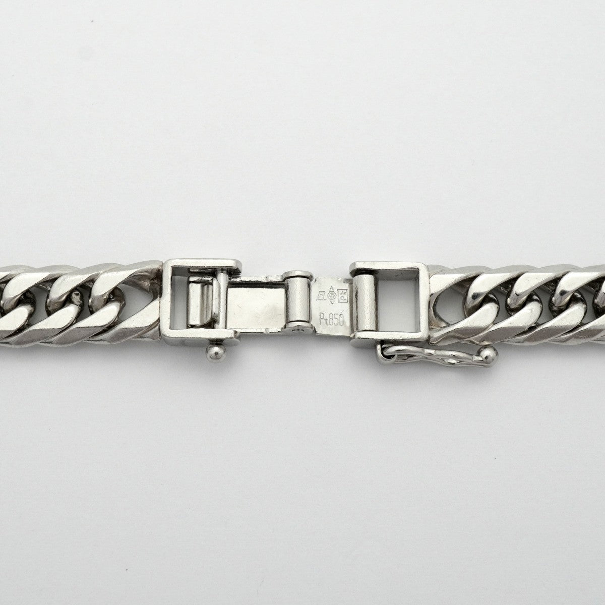 【6khe0001】喜平 ネックレス Pt850 プラチナ 6面 ダブル 51.2cm 100.4g キヘイ【中古】メンズ レディース ユニセックス