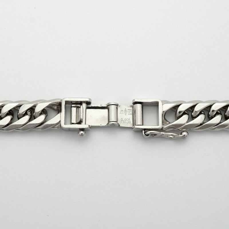 【6khe0001】喜平 ネックレス Pt850 プラチナ 6面 ダブル 51.2cm 100.4g キヘイ【中古】メンズ レディース ユニセックス