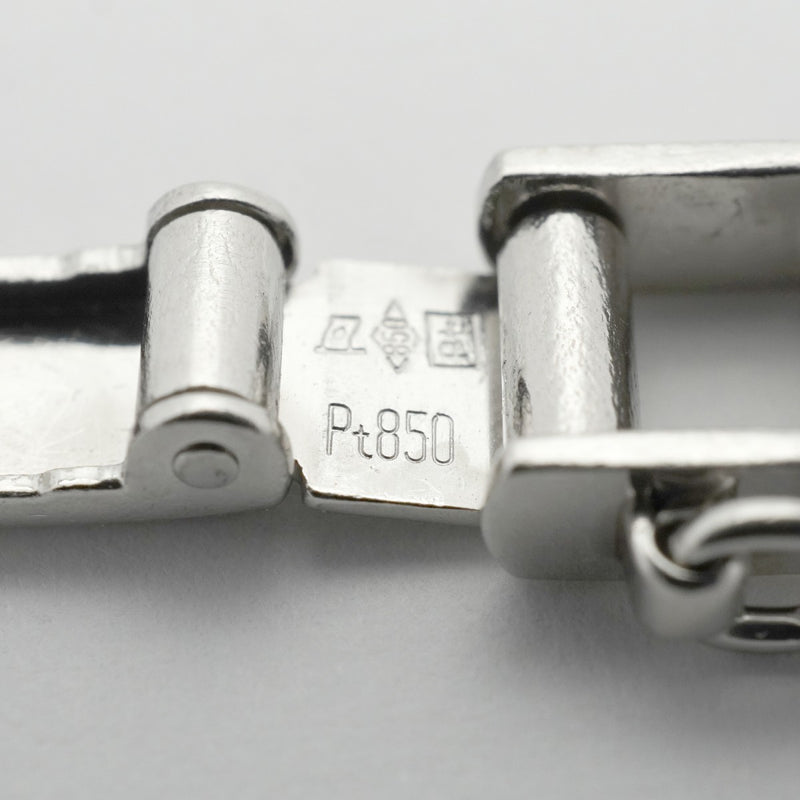 【6khe0001】喜平 ネックレス Pt850 プラチナ 6面 ダブル 51.2cm 100.4g キヘイ【中古】メンズ レディース ユニセックス