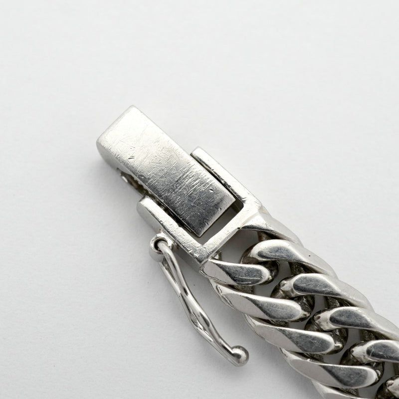 【6khe0002】喜平 ブレスレット Pt900 プラチナ 6面 ダブル 20.6cm 30.2g キヘイ【中古】メンズ レディース ユニセックス