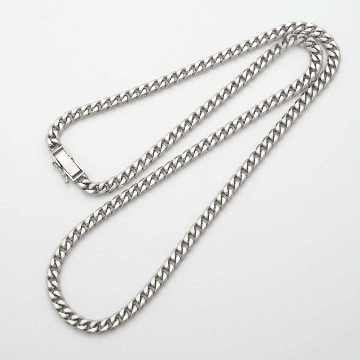【6khe0003】喜平 ネックレス Pt850 プラチナ 8面 シングル 50.5cm 50.6g キヘイ【中古】メンズ レディース ユニセックス