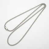 【6khe0004】喜平 ネックレス Pt850 プラチナ 2面 シングル 68.1cm 29.2g キヘイ【中古】メンズ レディース ユニセックス