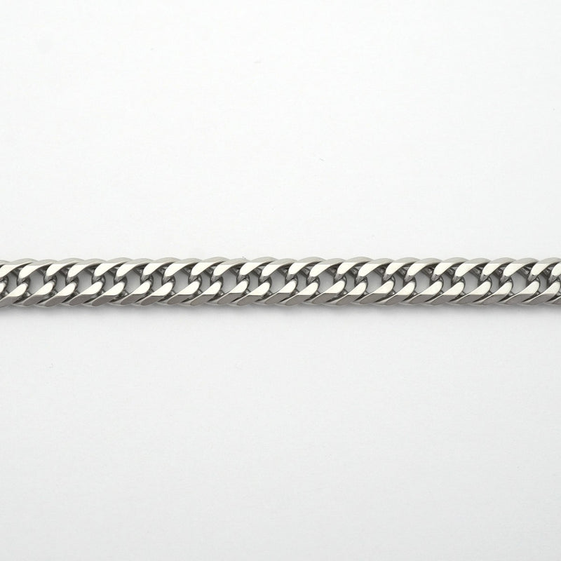 【6khe0005】喜平 ネックレス Pt850 プラチナ 6面 ダブル 55.9cm 48.1g キヘイ【中古】メンズ レディース ユニセックス