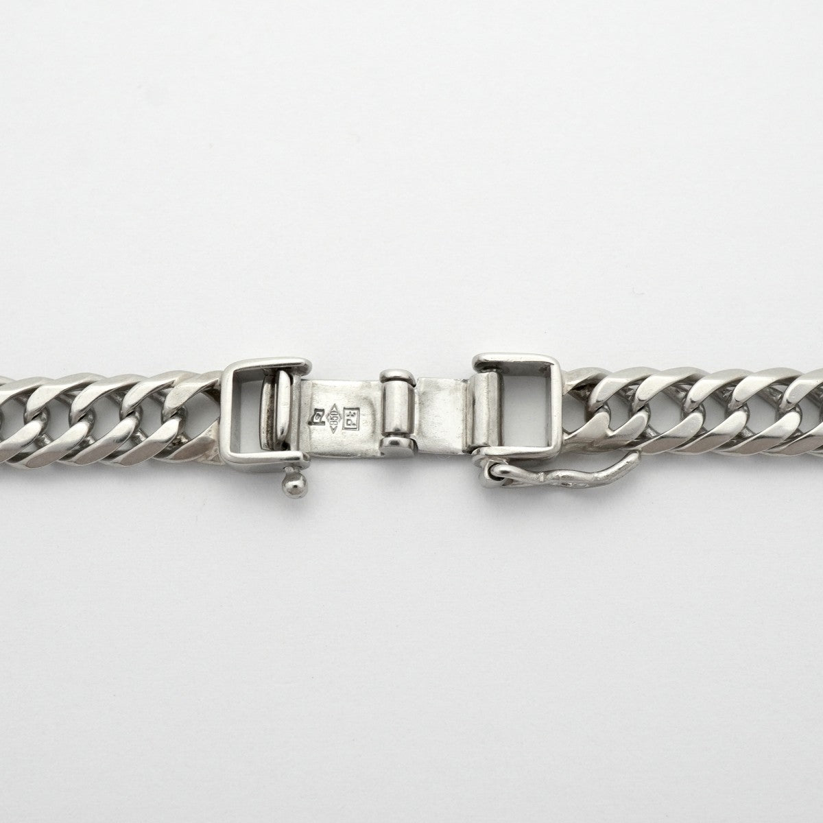 【6khe0005】喜平 ネックレス Pt850 プラチナ 6面 ダブル 55.9cm 48.1g キヘイ【中古】メンズ レディース ユニセックス