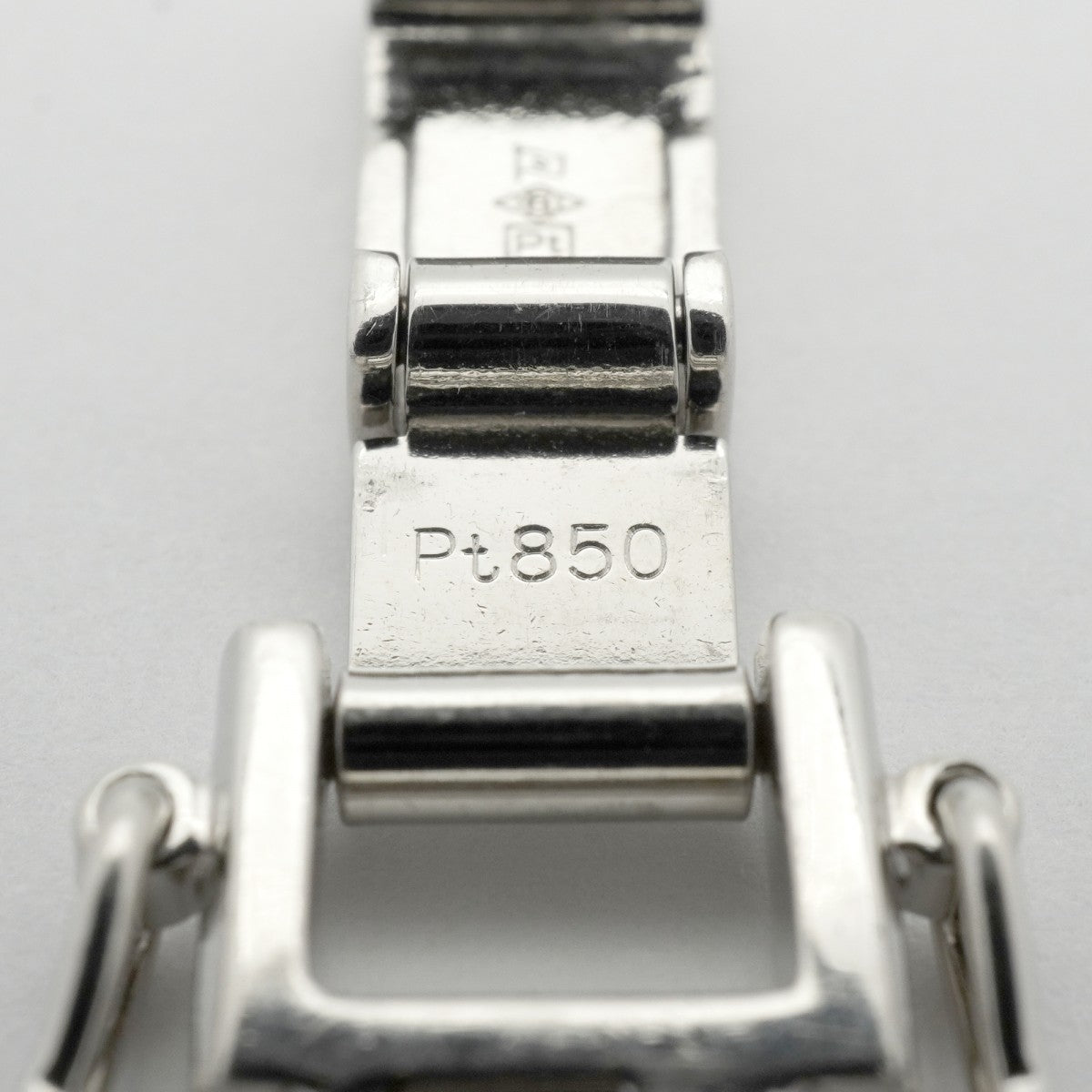 【6khe0006】喜平 ブレスレット Pt850 プラチナ 6面 ダブル 20.4cm 51.9g キヘイ【中古】メンズ レディース ユニセックス
