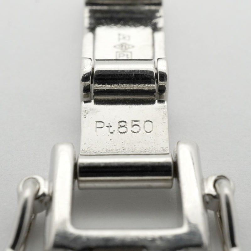 【6khe0006】喜平 ブレスレット Pt850 プラチナ 6面 ダブル 20.4cm 51.9g キヘイ【中古】メンズ レディース ユニセックス