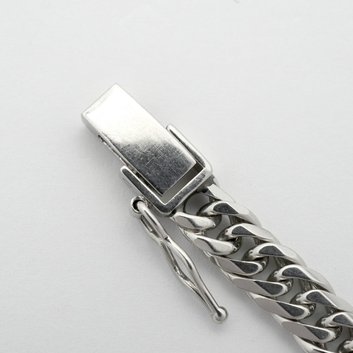 【6khe0007】喜平 ネックレス Pt850 プラチナ 6面 ダブル 51.8cm 49.7g キヘイ【中古】メンズ レディース ユニセックス
