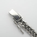 【6khe0007】喜平 ネックレス Pt850 プラチナ 6面 ダブル 51.8cm 49.7g キヘイ【中古】メンズ レディース ユニセックス