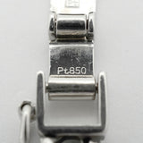 【6khe0007】喜平 ネックレス Pt850 プラチナ 6面 ダブル 51.8cm 49.7g キヘイ【中古】メンズ レディース ユニセックス