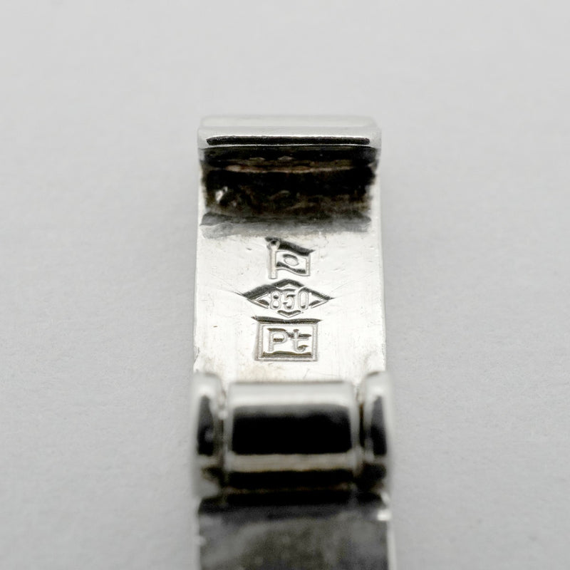 【6khe0007】喜平 ネックレス Pt850 プラチナ 6面 ダブル 51.8cm 49.7g キヘイ【中古】メンズ レディース ユニセックス