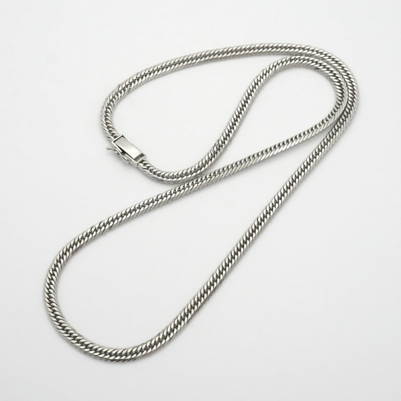 【6khe0008】喜平 ネックレス Pt850 プラチナ トリプル 12面 50.6cm 30.4g キヘイ【中古】メンズ レディース ユニセックス