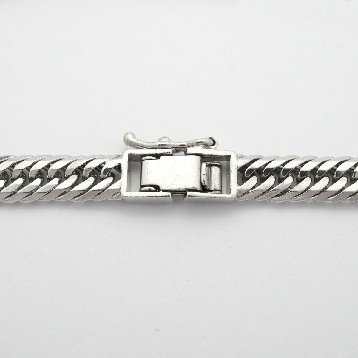 【6khe0009】喜平 ブレスレット Pt850 プラチナ トリプル 12面 20.3cm 20.8g キヘイ【中古】メンズ レディース ユニセックス