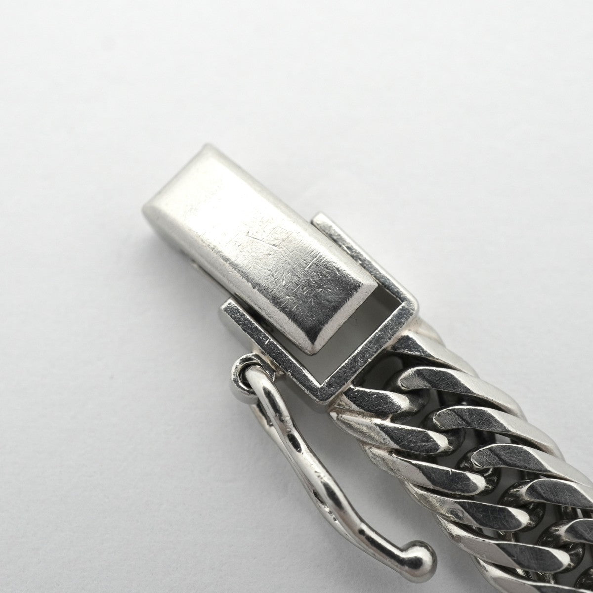 【6khe0009】喜平 ブレスレット Pt850 プラチナ トリプル 12面 20.3cm 20.8g キヘイ【中古】メンズ レディース ユニセックス