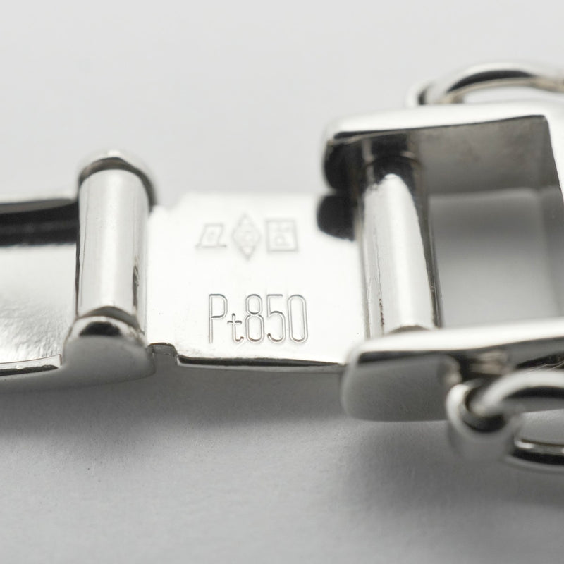 【6khe0010】喜平 ネックレス Pt850 プラチナ 6面 ダブル 50.6cm 152.3g キヘイ【中古】メンズ レディース ユニセックス