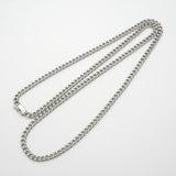 【6khe0011】喜平 ネックレス Pt850 プラチナ 8面 シングル 66.6cm 49g キヘイ【中古】メンズ レディース ユニセックス