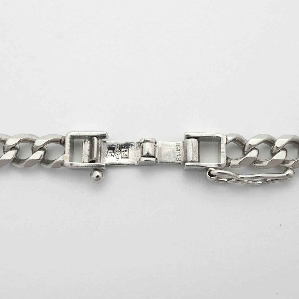 【6khe0011】喜平 ネックレス Pt850 プラチナ 8面 シングル 66.6cm 49g キヘイ【中古】メンズ レディース ユニセックス