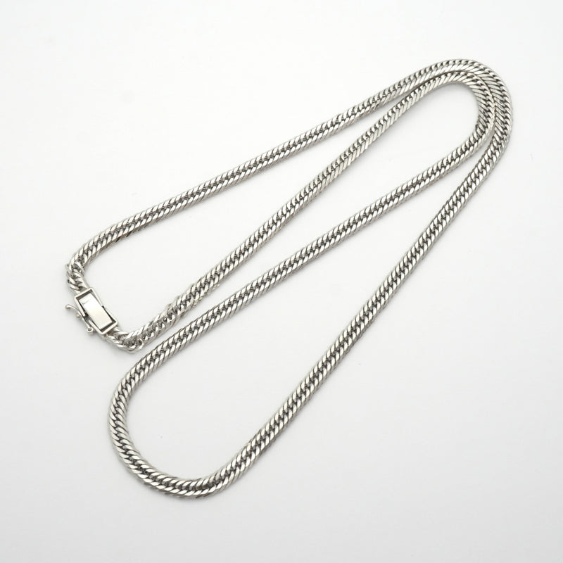 【6khe0012】喜平 ネックレス Pt850 プラチナ トリプル 12面 55.8cm 33.1g キヘイ【中古】メンズ レディース ユニセックス