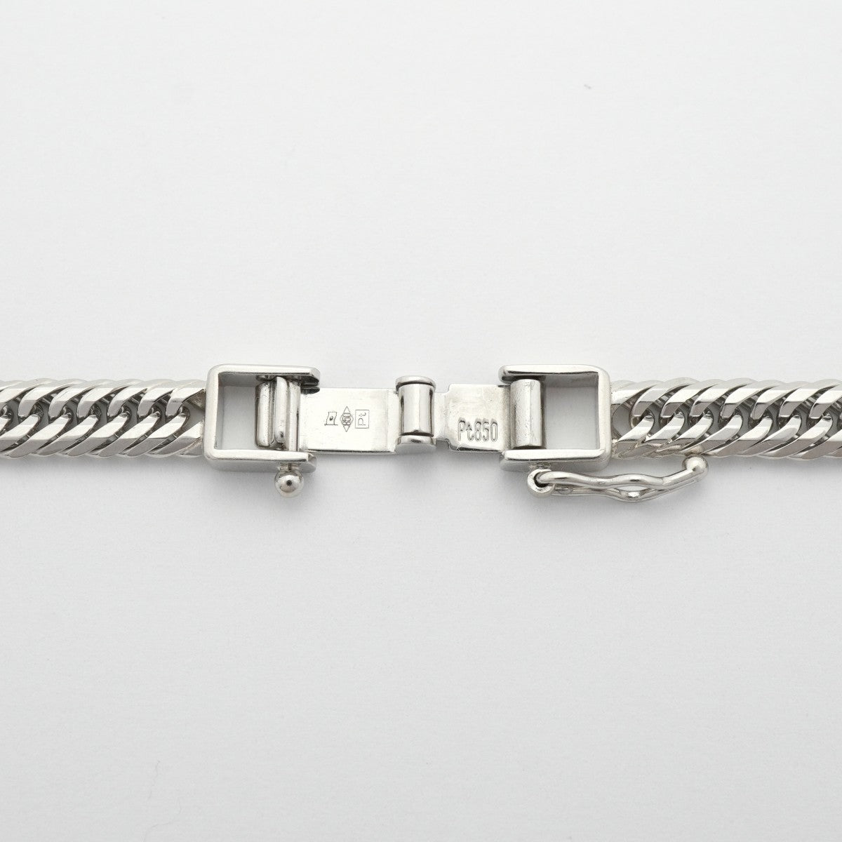 【6khe0012】喜平 ネックレス Pt850 プラチナ トリプル 12面 55.8cm 33.1g キヘイ【中古】メンズ レディース ユニセックス