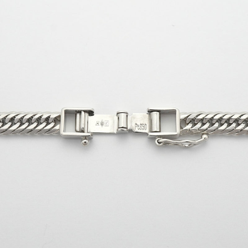 【6khe0012】喜平 ネックレス Pt850 プラチナ トリプル 12面 55.8cm 33.1g キヘイ【中古】メンズ レディース ユニセックス