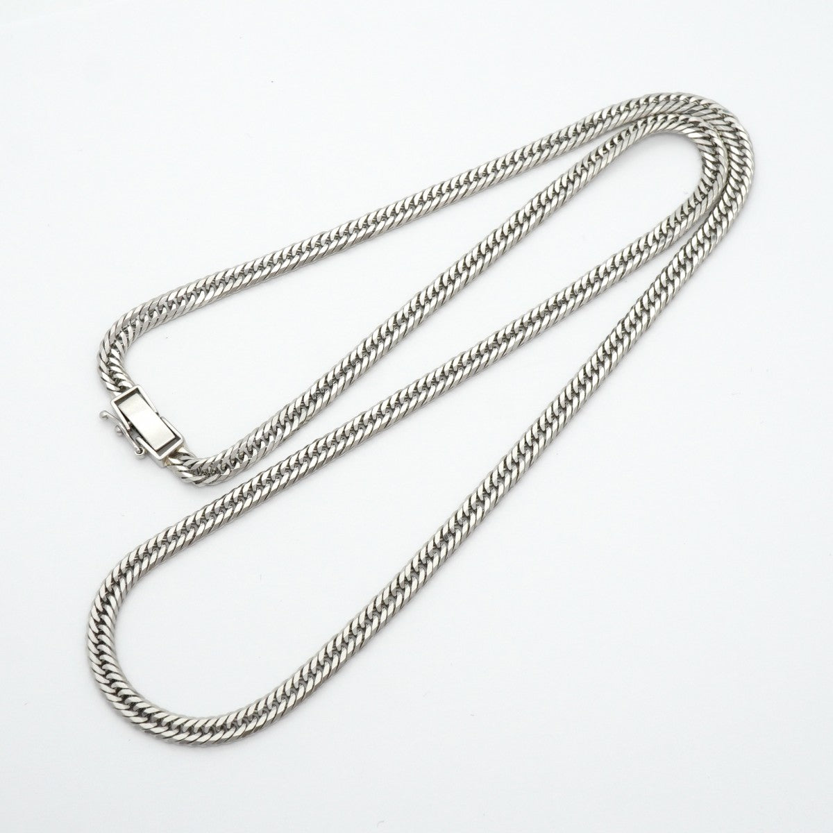 【6khe0016】喜平 ネックレス Pt850 プラチナ トリプル 12面 52.3cm 29.9g キヘイ【中古】メンズ レディース ユニセックス