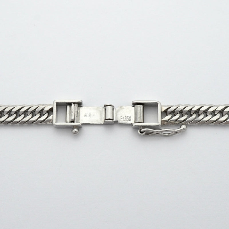 【6khe0016】喜平 ネックレス Pt850 プラチナ トリプル 12面 52.3cm 29.9g キヘイ【中古】メンズ レディース ユニセックス