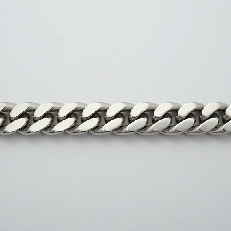 【6khe0023】喜平 ブレスレット Pt850 プラチナ 2面 シングル 20.5cm 50.5g キヘイ【中古】メンズ レディース ユニセックス