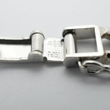 【6khe0023】喜平 ブレスレット Pt850 プラチナ 2面 シングル 20.5cm 50.5g キヘイ【中古】メンズ レディース ユニセックス