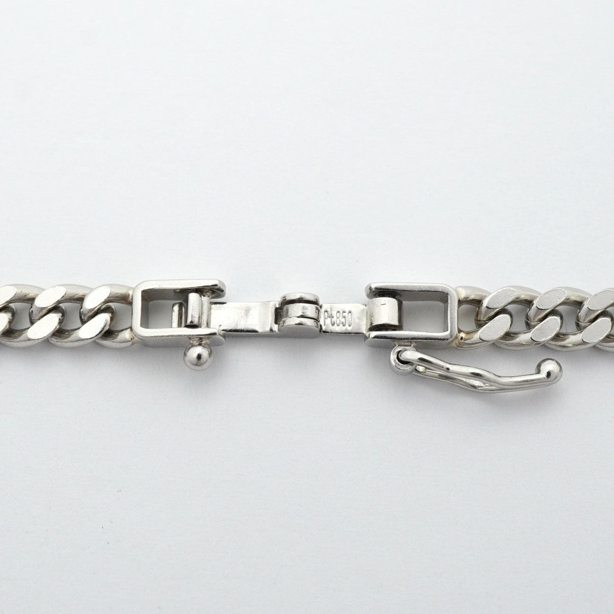 【6khe0025】喜平 ネックレス Pt850 プラチナ 2面 シングル 50.6cm 30.2g キヘイ【中古】メンズ レディース ユニセックス