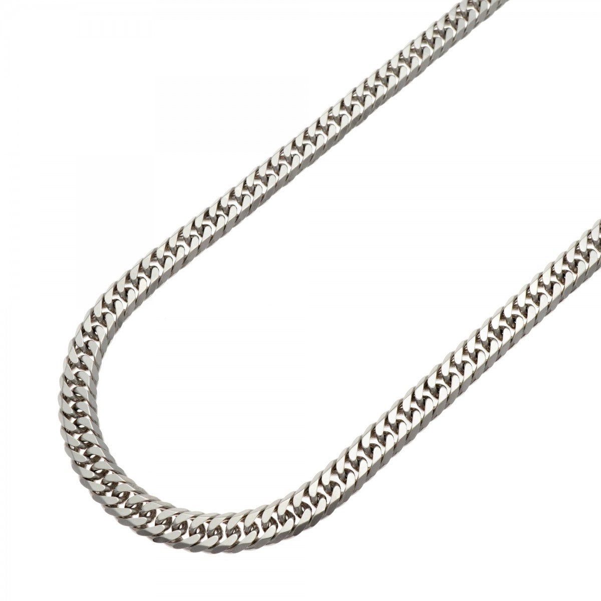【6khe0026】喜平 ネックレス Pt850 プラチナ 6面 ダブル 50.8cm 50.6g キヘイ【中古】メンズ レディース ユニセックス