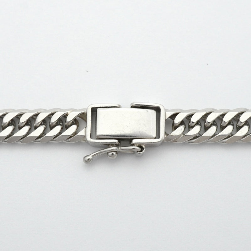 【6khe0026】喜平 ネックレス Pt850 プラチナ 6面 ダブル 50.8cm 50.6g キヘイ【中古】メンズ レディース ユニセックス