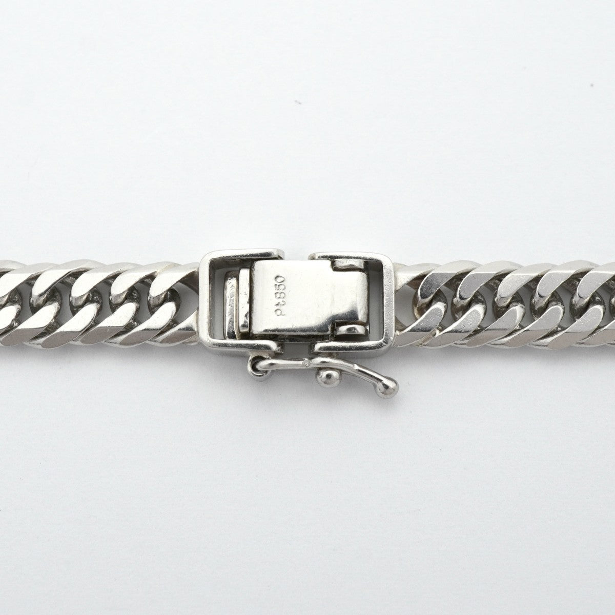 【6khe0026】喜平 ネックレス Pt850 プラチナ 6面 ダブル 50.8cm 50.6g キヘイ【中古】メンズ レディース ユニセックス