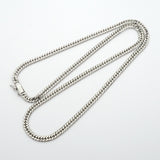 【6khe0027】喜平 ネックレス Pt850 プラチナ 6面 ダブル 50.2cm 30.2g キヘイ【中古】メンズ レディース ユニセックス