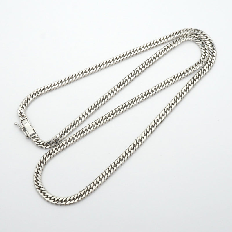 【6khe0027】喜平 ネックレス Pt850 プラチナ 6面 ダブル 50.2cm 30.2g キヘイ【中古】メンズ レディース ユニセックス